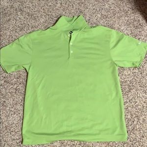 Nike green polo